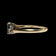 10K Yellow Gold Diamond & Sapphire Marquise Split Shank Ring Size 7 1/2