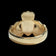 Large 9K Yellow Gold Scottish / Irish Claddagh Ring Size 6 1/4