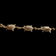 Vintage Sterling Silver Turtle Link Bracelet Mexico