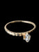 10K Yellow Gold Ring with Marquise Cut CZ Size 7