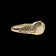 10K Yellow Gold Baby / Pinky Scrollwork Signet Ring Size 3
