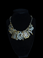 Silpada "Indigenous Impressions" Sterling Silver & Brass Necklace