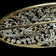 Sterling Silver Vermeil Filigree Gold-Tone Leaf Work Brooch