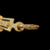 14K Yellow Gold UnoAerre Italian Jesus Cross / Crucifix Pendant
