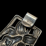 Sterling Silver Danecraft Daffodil Panel Bracelet