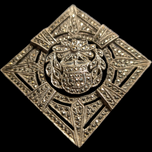 Art Deco Sterling Silver Marcasite Floral Leaf Brooch