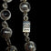 Mexico Sterling Silver & Resin Link Chain Bracelet