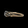 10K Yellow Gold & Platinum Art Deco 0.25CT Old Cut Diamond Engagement Ring Size 5 3/4