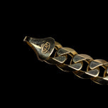 Solid 14K Italian Yellow Gold Cuban Link Bracelet 8.7mm