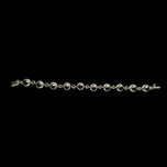 Mexico Sterling Silver & Resin Link Chain Bracelet