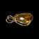 14K Yellow Gold Pear Cut Natural Citrine Pendant