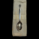 Vintage Georg Jensen Denmark Acanthus Tea Spoon with Pouch
