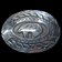 Navajo Sterling Silver Bear Oval Belt Buckle Native American