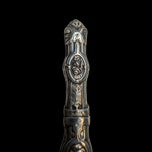 Sterling Silver Needle / Pin Case With Floral Pattern