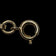1/20 12K Gold Filled & Citrine Coloured Glass Link Bracelet
