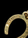 9K Yellow Gold Horseshoe Luck Charm Birmingham England .375 Vintage Hallmarked