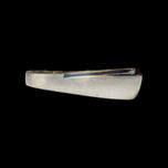 Brushed Sterling Silver Modernist Geometric Bangle Bracelet