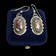 Sterling Silver Native American Wild Horse Jasper Signed Earrings