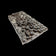 Signed "Shingled Roof" Sterling Silver Brutalist Brooch