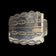 Elisabeth Guerro Native American Navajo Natural Turquoise Silver Cuff with Etching
