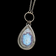 Sterling Silver Geode Pendant Artist Signed
