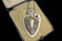 Sterling Silver Fossilized Coral & Garnet Pendant Necklace