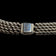 Mexico Sterling Silver Heavy Weave / Mesh Chain Statement Collar Necklace