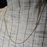 Solid 14K Yellow Gold Snake Chain Made in India 19"
