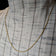 Solid 14K Yellow Gold Snake Chain Made in India 19"