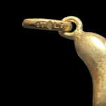 14K Yellow Gold Italian Cornicello Charm / Pendant