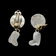J Slifka Designer Cowboy Boot Clip-On Earrings