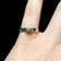 10K Yellow Gold Tension Set Diamond Solitaire Ring Size 4.5