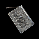 Antique Silver Filigree Book Shaped Trinket Box / Cigarette Case / Card Case