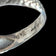Sterling Silver Etched Snake Ring Size 7 3/4