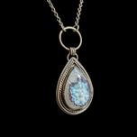 Sterling Silver Geode Pendant Artist Signed