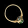 10K Yellow Gold Marquise Cut Nephrite Jade Ring Size 5.5