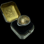 Silpada Sterling Silver & Bronze "Timber" Ring Size 8
