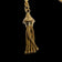 Antique Victorian Gold Filled Slider Watch Chain with Tassel Fob