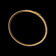 10K Yellow Gold Brushed Bangle Bracelet Satin / Diamond Cut Etching with Geometric Design 5/8"