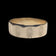 14K Yellow Gold Star Etched Cigar Band Ring Size 8 1/4 6.3mm