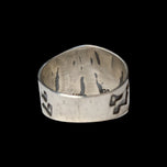 Mexico Sterling Silver Hopi / Native Bear Claw / Kokopelli Stamped Ring Size 14