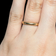 10K Yellow Gold Vintage Gladstone Simple Wedding Band Ring Size 4 3/4