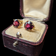 14K Yellow Gold Tourmaline Studs