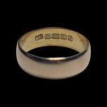 22K Yellow Gold Band Birmingham England 1906 Samuel Hope Size 7 1/4