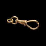 14K Yellow Gold Albert Chain Dog Clip Connector