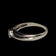 14K White Gold Diamond Bypass / Channel Set Ring Size 7 1/4