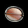 Antique Sterling Silver Banded Agate Brooch C Clasp