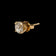 14K Yellow Gold Diamond Solitaire Stud Earrings 1.03 CT Total Weight