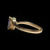 14K Yellow Gold Diamond Tanzanite & Diamond Ring Size 7 1/4