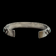 Navajo Old Pawn Silver Turquoise Cuff Bracelet
